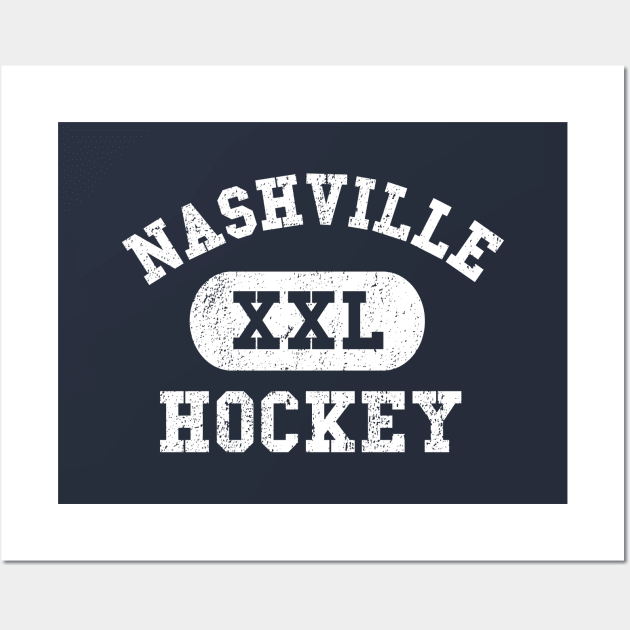 Nashville Hockey III Wall Art by sportlocalshirts